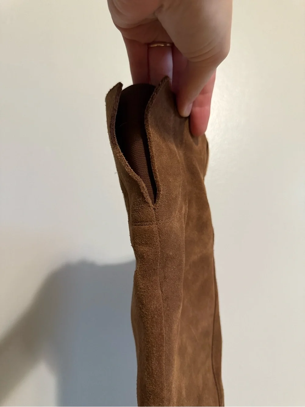 Carlos Tall Brown Suede Over-The-Knee Block Heel Boot